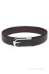 Chisel Men Formal Black Genuine Leather Reversible Belt(Black)